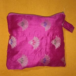 Magenta Toiletory Pouch