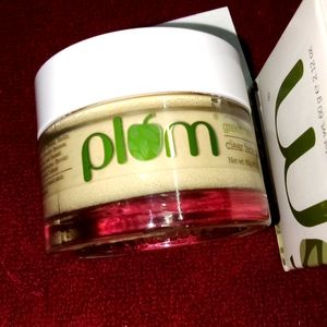 Plum Green Tea Clear Face Mask