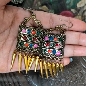 Boho Golden Earrings