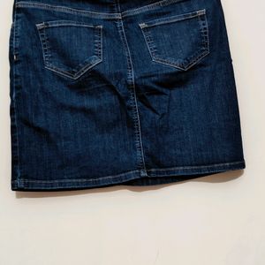 Denim Short Skirt