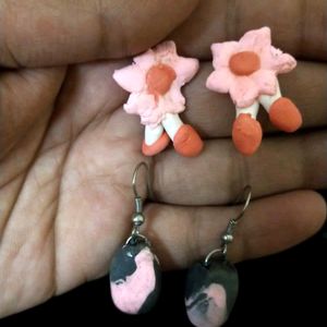 Handmade Earrings Pair Of 2