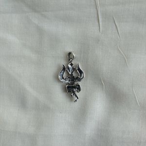 Silver 925 Hallmarked Trishul Locket