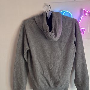 Grey Colour Hoodie