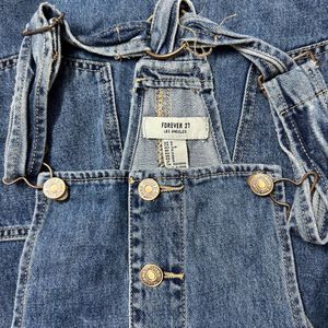 F21 Denim Dungaree