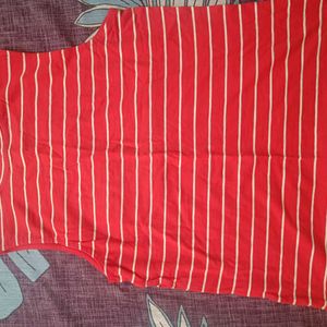 Red Stripes Top