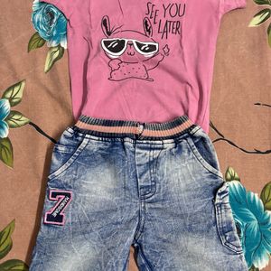 Kids Tshirt And Short Set