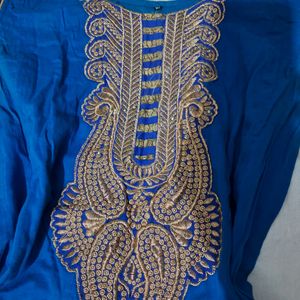 Blue Anarkali Dress