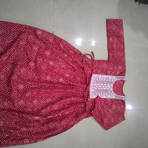 beautiful maroon kurti