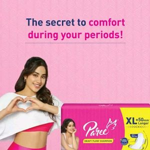 Paree Soft And Rash Free Xl Sanitary Pads 40