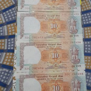 Ten Rs. Shalimaar Garden Old Note Pack Of 4