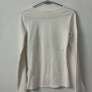 H&M white top