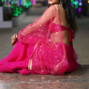 Rose Pink Lahnga Choli