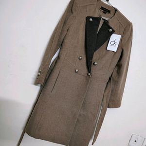 NEW WITH TAG KHAKI OVERCOAT