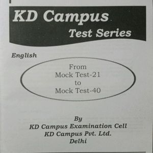 SSC Mock Test 21 To 40 With Error Free Solution