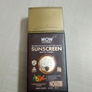 Wow Sunscreen -50ml Bottle - 45ml Left Now