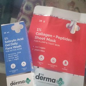 Derma Co Sheetmask & Facewash