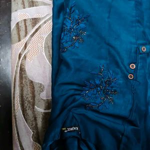 Kurti Peacock Colour Kurt