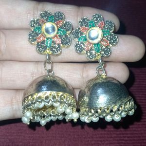 Light Gold Jhumkas ✨️