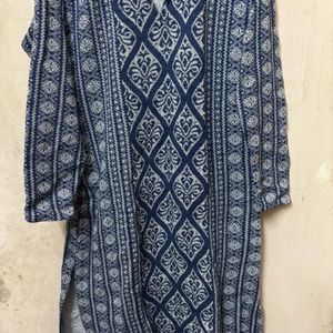 Blue Wool Kurta