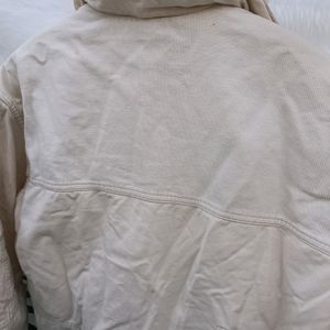 Sherpa off white heavy duty jacket