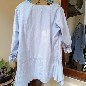 Smart Top... XL 42 Size Light Blue Elegant Colour,