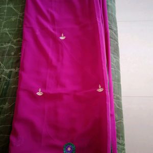 Purple Saree