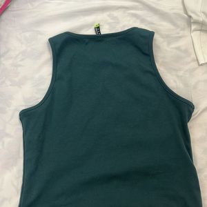 Green Fitted Tank