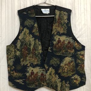 Deborah Murray Black Printed Vest