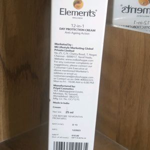 Elements Day Production Cream