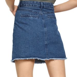 LuluandSky Blue Denim Mini Skirt