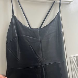 Zara Faux Leather Dress