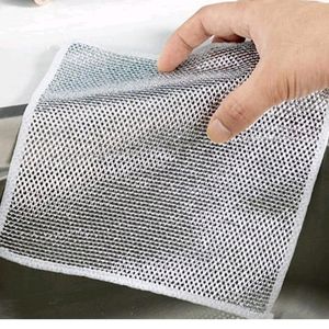 One-Sided Multipurpose Microfiber Cloths, Scrubber