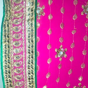 Pink Heavy Saree For Wedding