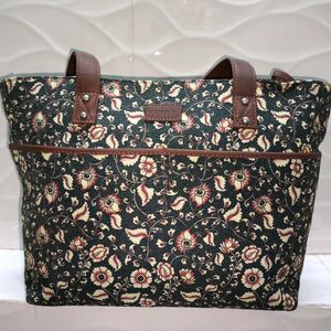 Zouk Kalamkari Print Tote Bag