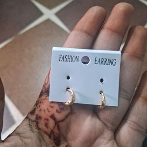 AD Nose Pin & Earrings  Set