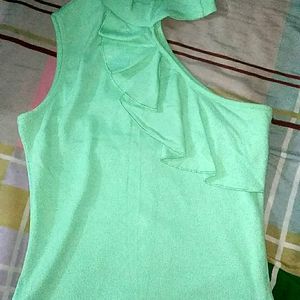 New Top In Green Colour