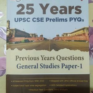 UPSC CSE  Prelims PYQs, 25 Years