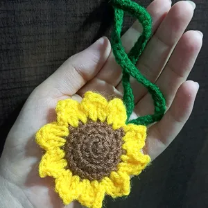 Crochet Sunflower Charm🌻