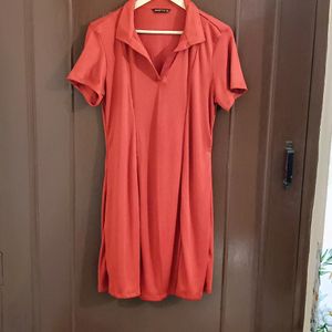 Rusty Orange Dress