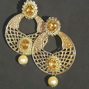 Golden Matalic Earrings