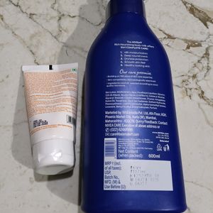 Nivia Moisturizer And Organic Harvest Sunscreen