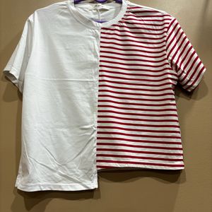 Women Stylish Striped T-Shirt