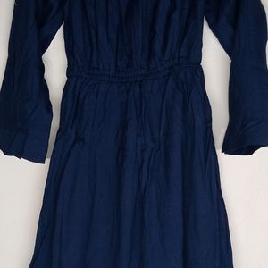 Navy blue mini dress