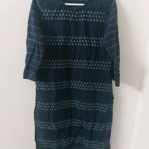 Blue Kurta In Size L