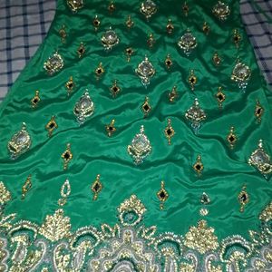 Green Kurti Plazzo Set With Dupatta