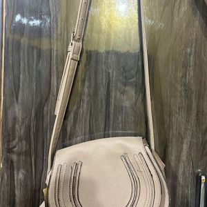 Women Sling Bag Creme High Quality