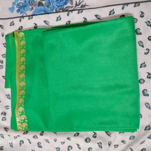 Beautiful  Green Saree Withblouse