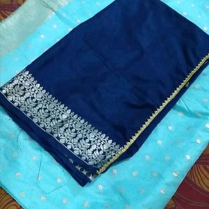 Blue Saree