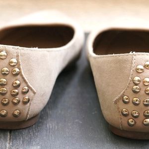 Marie Claire Suede Ballerinas