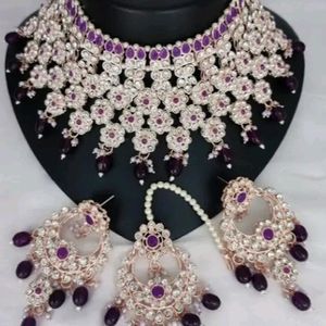 Heavy Bridal Necklace Set